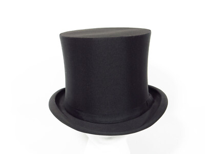 Excellent Lock Co Black Silk Top Hat, Size US 7-1/4, 58cm