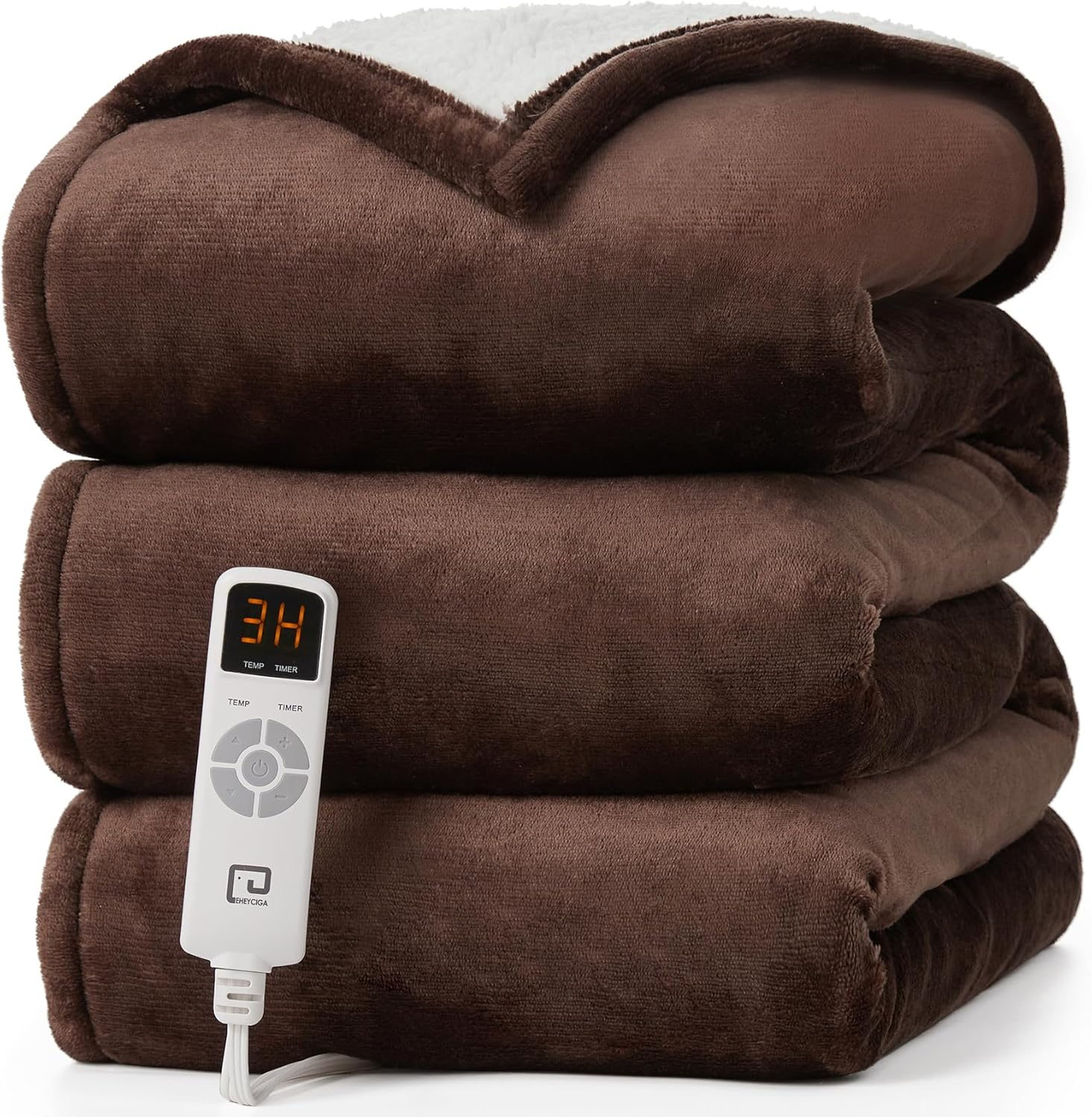 Heated Blanket Electric Blanket Throw - Heating Blanket with 9 Heating Levels &