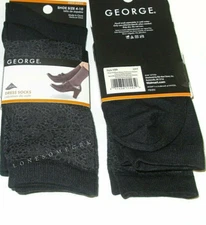 4 Pairs Womens Soft Light Weight Trouser Dress / Casual Black Crew Socks