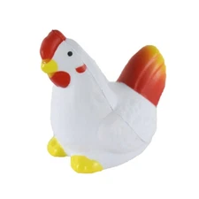 Stress Relief Squeezable Foam White Chicken Hen