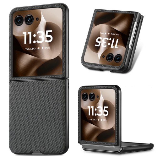 Slim Case für Motorola Razr Ultra 2025 / Razr Plus 2024 / Razr Kohlefaser Muster - Bild 17 von 17