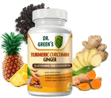 Turmeric Curcumin Capsules Pills With Black Pepper Bioperine Relief