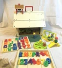 Vintage Fisher Price Little People Play Family School House #923 From 1971