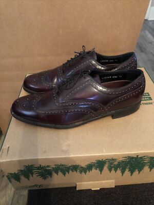 Florsheim Brown Leather Wing Tip Oxford Dress Shoes Size 11 D Lace Up Dressy Rucci Wingtip Oxford Men main image 4
