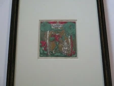 VINTAGE ANTIQUE PAINTING PORTRAIT ABSTRACT ART DECO MODERNIST SURREALISM 1920'S