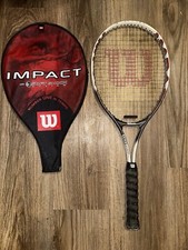 WILSON IMPACT SOFT SHOCK TENNIS RACQUET RACKET WITH CASE COVER