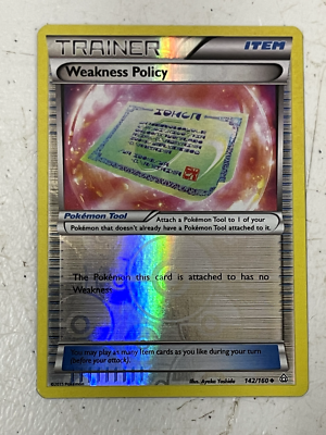 weakness policy pokemon card 126/147, Burning Shadows - SM The item may be similar but not exactly the same as the image (e.g Weakness Policy #164 Prices |