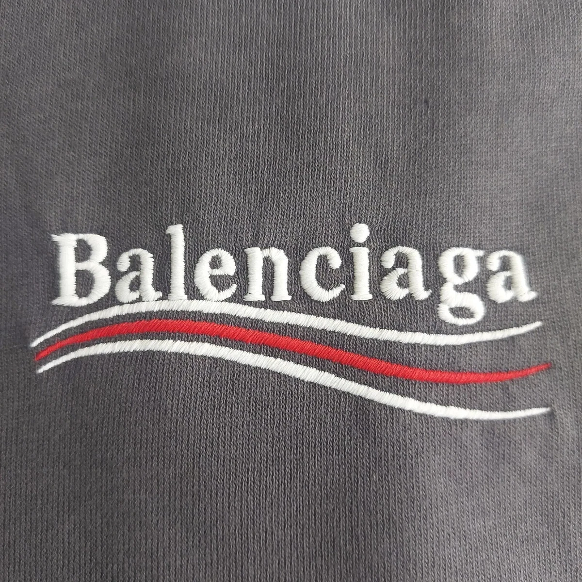 Balenciaga Political Campaign Regular T-shirt in Blue for Men