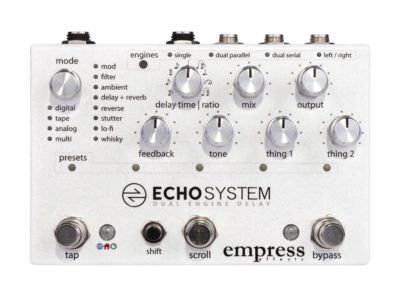 Empress Pedals Tape Delay Electric Guitar Effects Pedal for
