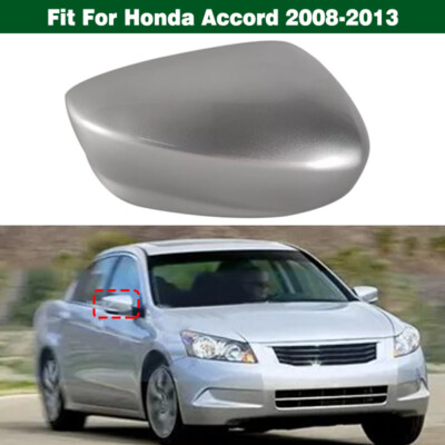 Silver Right Side Rearview Mirror Cover Shell Replace For Honda Accord 2008-2013