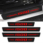 4x For Dodge Ram Accessories 1500 Red Letters Door Sill Threshold Cover Stickers
