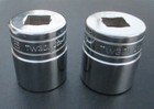 Snap-on 1/2" Drive Chrome Sockets 15/16" TW301 & 1" TW321 Vintage 1988 Very Nice — photo 3