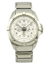 D&G Dolce & Gabbana  DW0609 CHALET Men's Multifunction Stainless Steel Watch