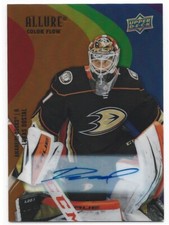 2022-23 Upper Deck Allure Lukas Dostal Full Rainbow Rookie Autograph #SF35