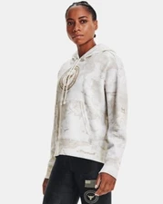 RARE Under Armour Women's UA Project Rock Vet Day Flag Hoodie -NEW- Large