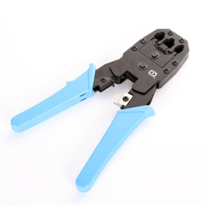 Network  3-in -1 RJ11 RJ12 RJ45 Lan Cable Crimper Pliers Modular Crimping Tool 