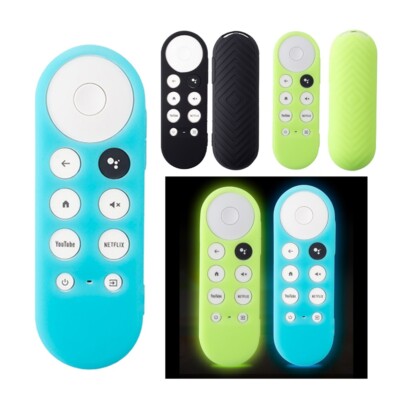 2PCS For Chromecast with Google TV 2022 2020 Voice Remote Silicone Case Cover