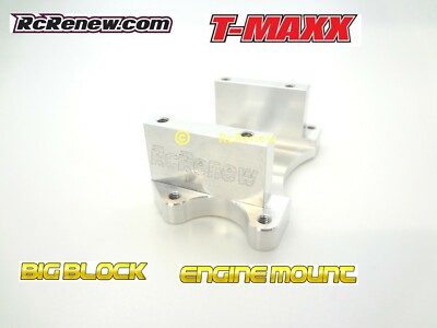 RCRENEW Traxxas T-Maxx  TMAXX aluminum Big Block engine mount  .21 .28 .32 