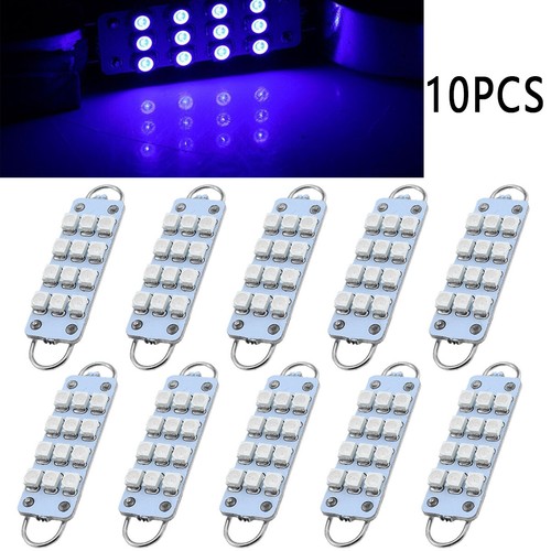 10PCS 44mm 12-SMD Interior White Festoon 1.73" LED Lights Bulbs 561 562 567 564 - Picture 16 of 23