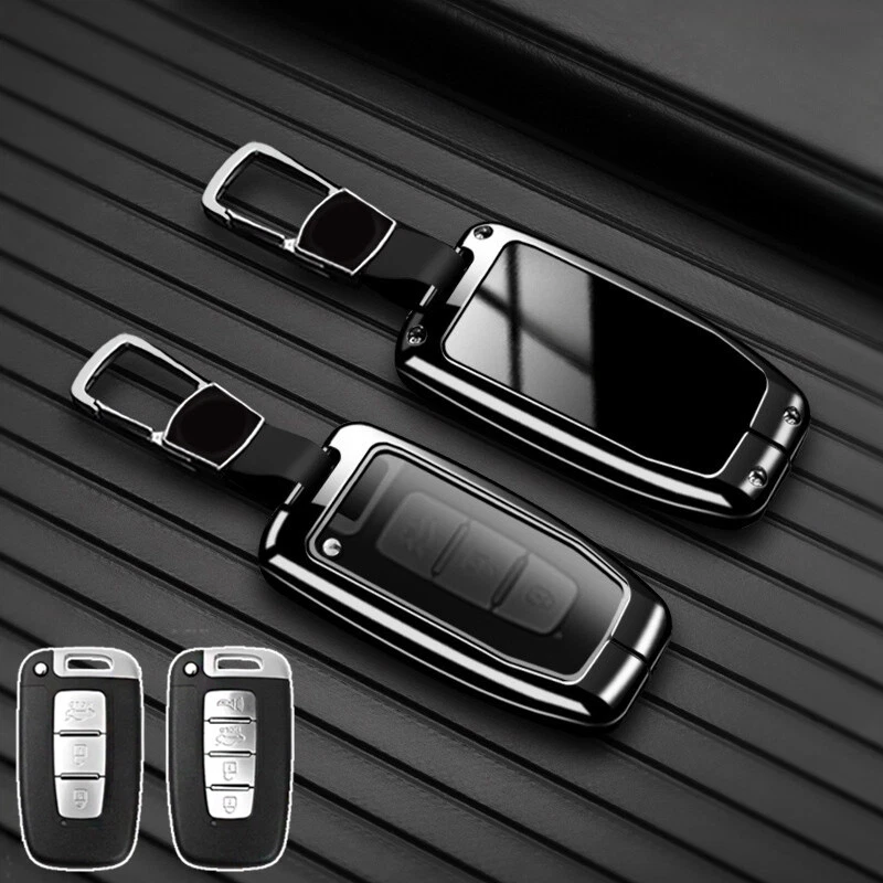Zinc Alloy TPU Car Fob Key Case Cover For Hyundai Equus Elantra Veloster Sonata - Image 3 of 4