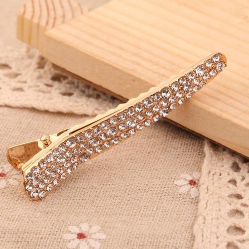 Clip per capelli in zirconio cubico - Eleganti forcine in metallo accessori per capelli eleganti 1 pz - Foto 7 di 14
