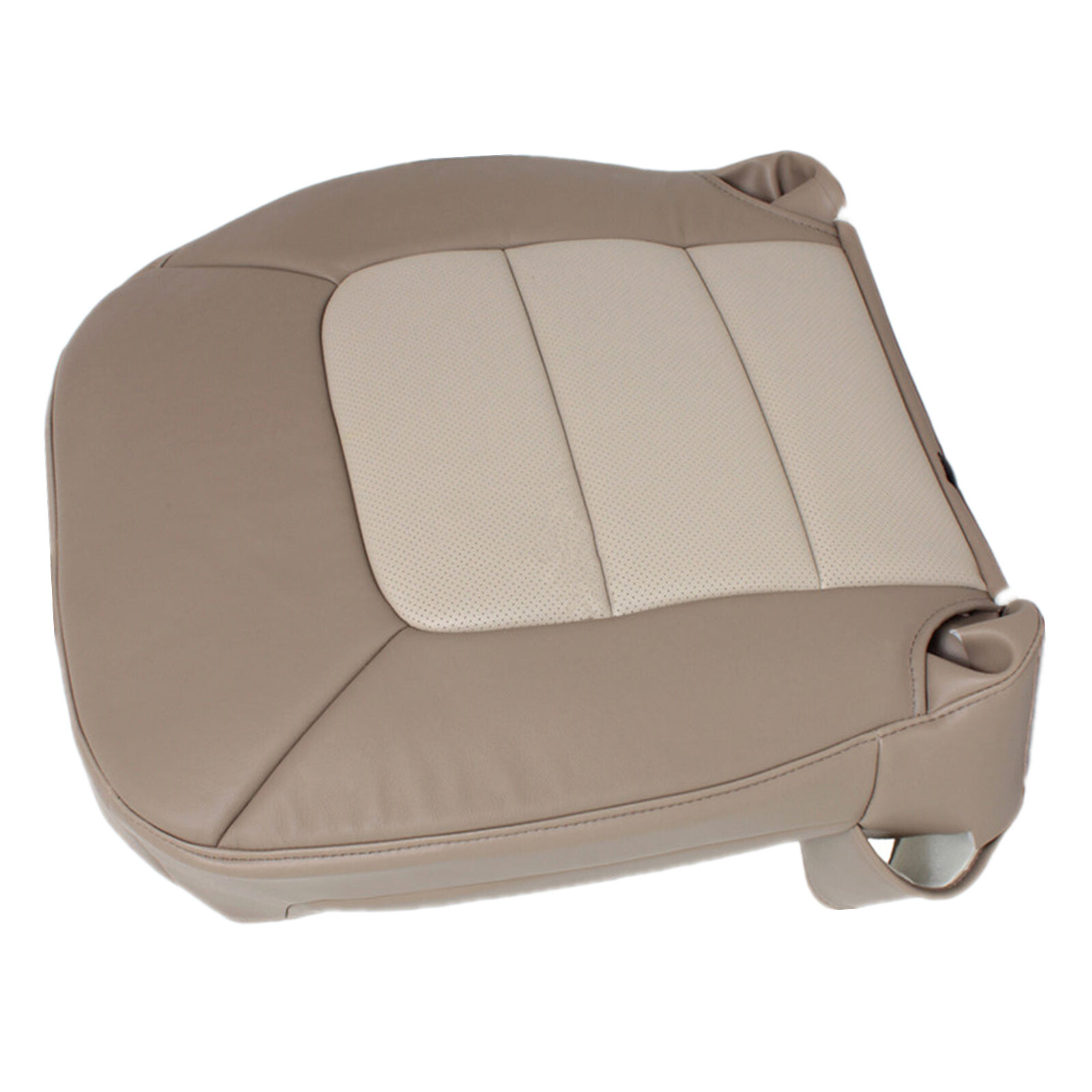 For 2003 2004 2005 2006 Ford Expedition Driver & Passenger Seat Cover 2-Tone Tan