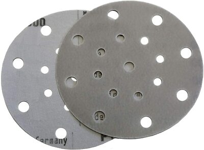 Starcke Premium 6 Inch 17 Hole Film Hook and Loop Grip Sanding Discs