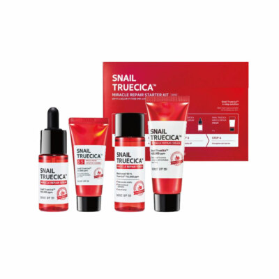 [SOMEBYMI] Snail Truecica Miracle Repair Starter Kit - 1pack (4pcs) / Free Gift