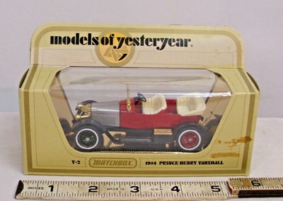 MATCHBOX MODEL OF YESTERDAY 1914 PRINCE HENRY VAUXHALL Y-2 BOXED