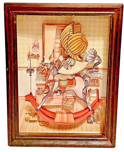 イギリスヴィンテージ　L. Kersh ORIGINAL L KERSH ART FRAME Steampunk American Dakota 1857