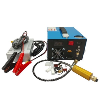 Portable Air Compressor Dual Power 12V 110V High Pressure Pump 30Mpa 4500Psi