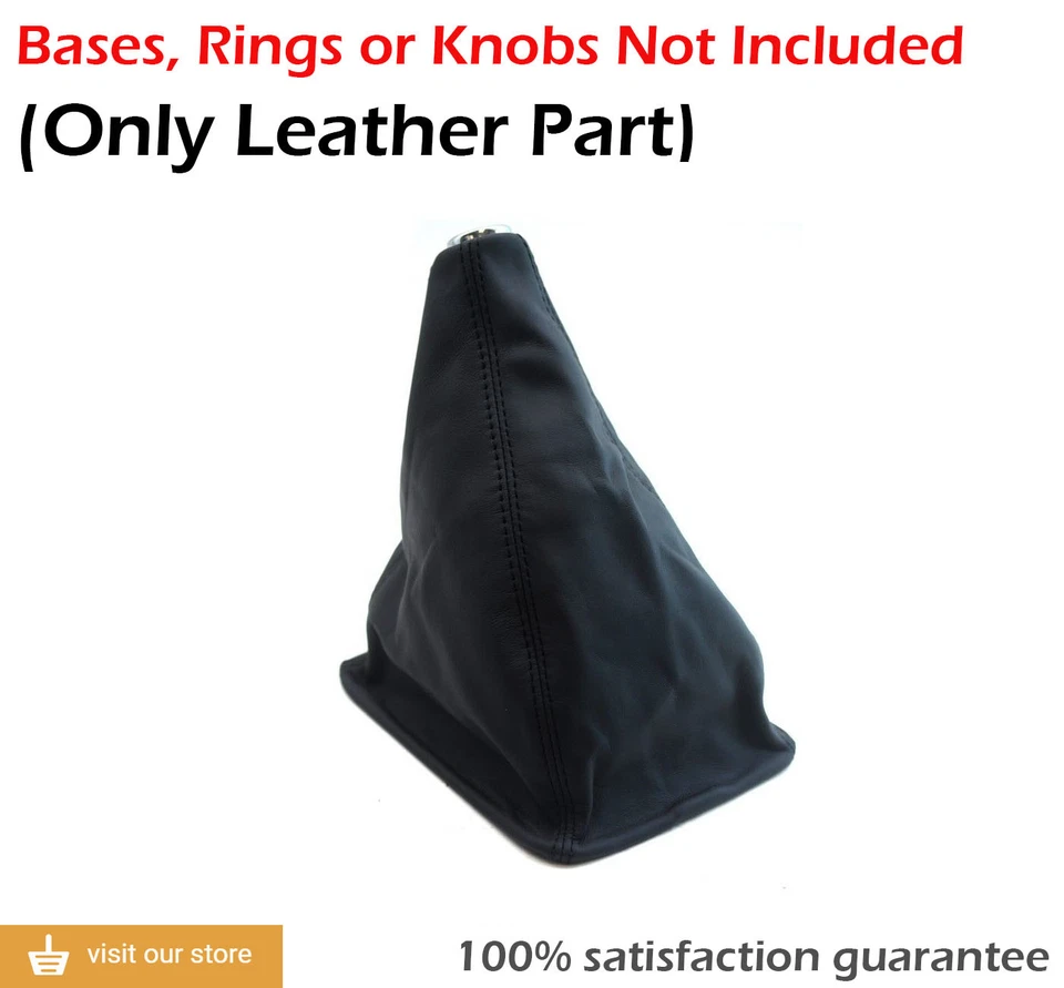 Cubierta de repuesto de bota de cambio manual de cuero PVC para Toyota Tacoma 05-15 negra Foto 2 de 4