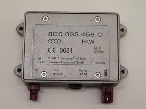 Original Audi Q7 4L Verstärker Antenne Compenser 8E0035456C, 8E0035456D