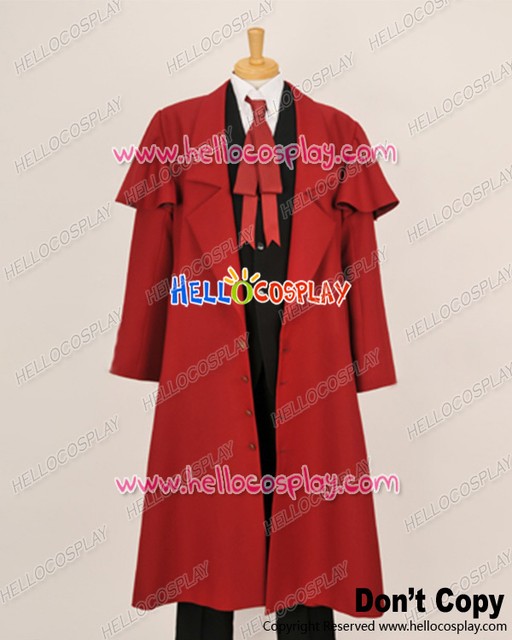 red trench coat costume