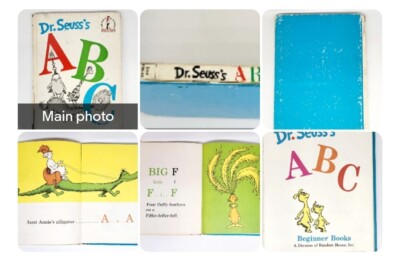 VINTAGE 1963 FIRST EDITION PRINT Dr. Seuss's ABC Book HARDCOVER RARE 1ST 