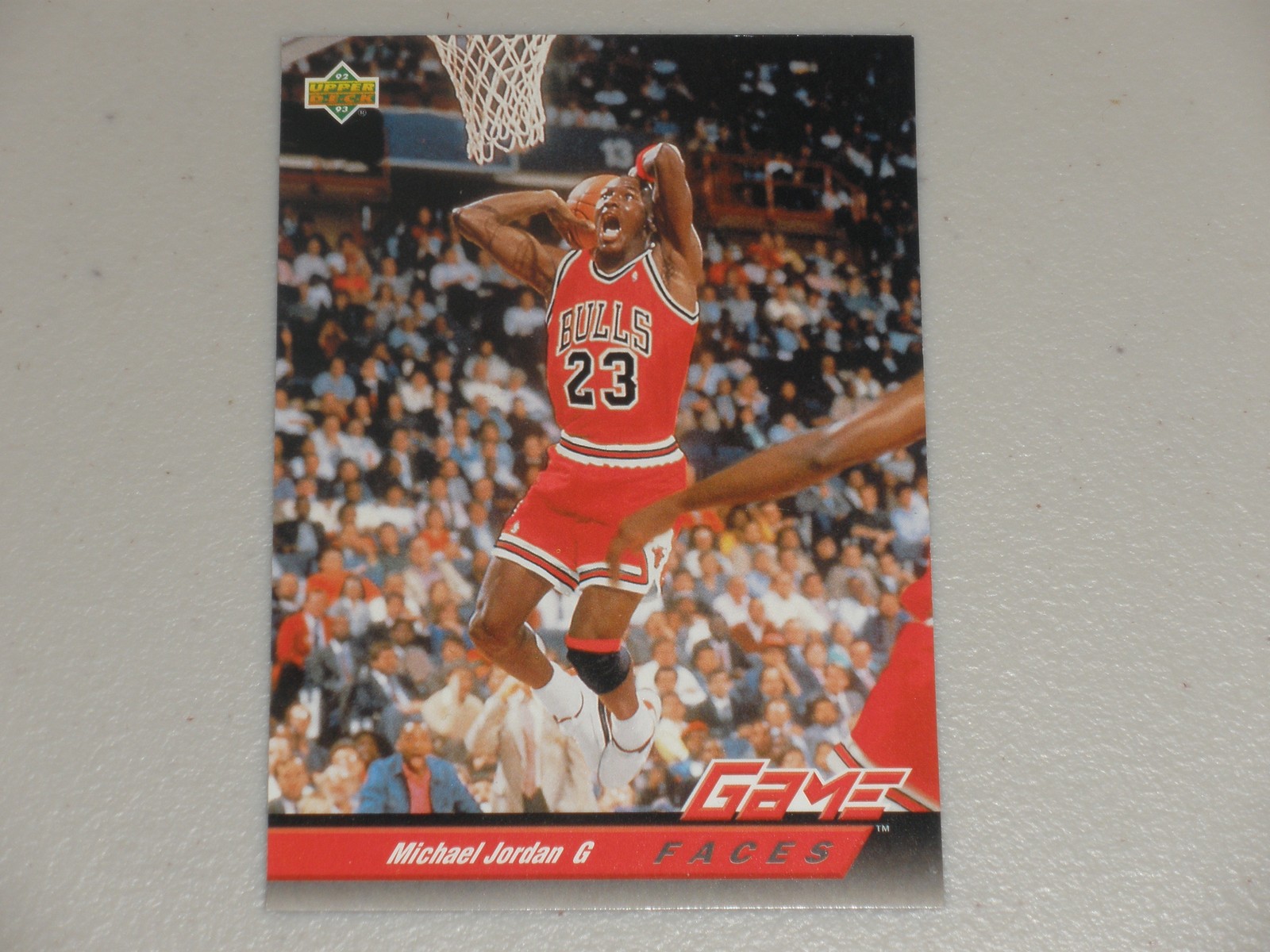 1992-93 Upper Deck Game Faces #488 Michael Jordan