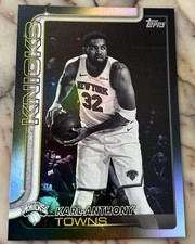 2025-26 Topps Basketball Karl-Anthony Towns Blackout #19 Target Exclusive