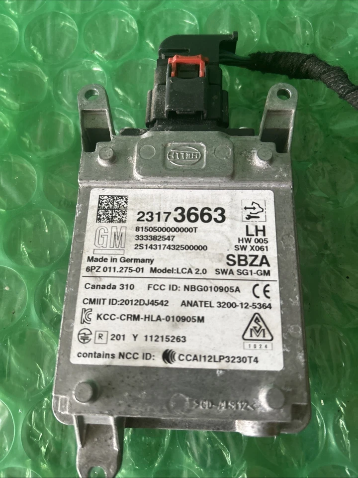 2014-2016 Buick Encore Blind Spot Sensor Module Rear Left Driver OEM 23173663 - Image 2 of 4