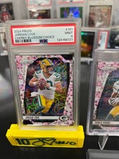 2024 Panini Prizm -Jordan Love #101 Choice Cherry Blossom Choice  /15  PSA 9
