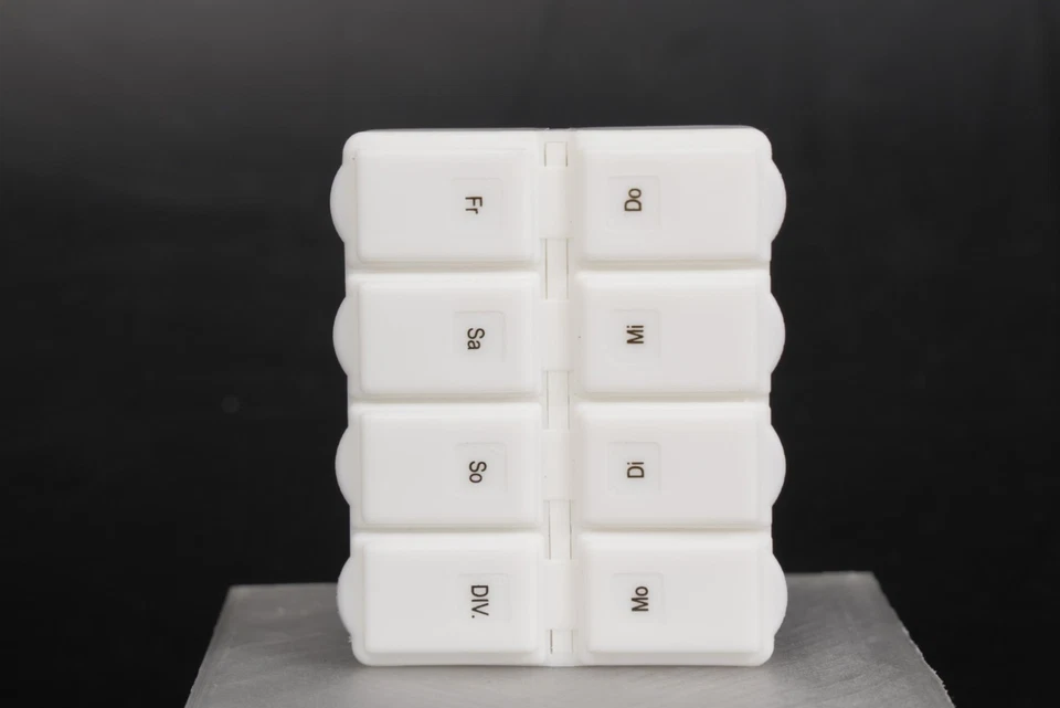 Pillendose 7 Tage Tablettenbox Medikamentenbox Wochenbox 5er 10er Set Weiß - Bild 1 von 1