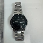 Vintage Timex Diver Style Watch Date Stainless Bracelet Not Running Parts Repair