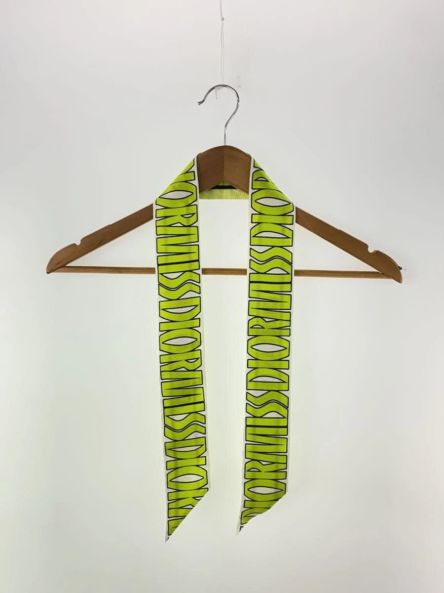 Foulard femme Christian Dior soie vert motif total 45MID106I611 occasion