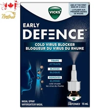 Vicks Early Defence Nasal Spray 15mL | Cold Virus Blocker, Clinically Proven