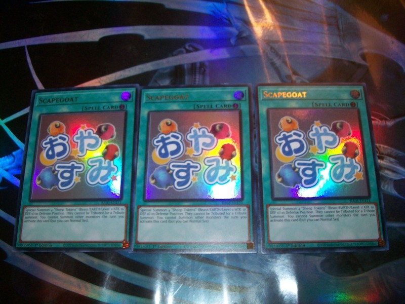 3x Scapegoat 1st Edition Ultra Rare RA05-EN111 Yu-Gi-Oh!