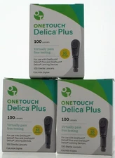 OneTouch Delica Plus 300 Lancets 30G  EXP.2029+   FREE SHIPPING