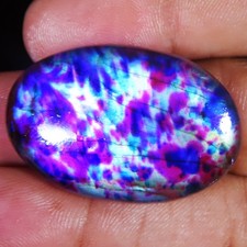 Multi Color Labradorite Oval Cabochon Rare Gemstone 55.85 CT (24x36x6 mm) AD13