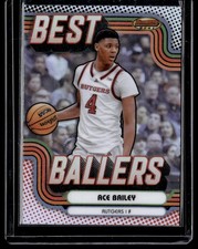 2024-25 Bowman Best Basketball Ace Bailey Rookie Rutgers Scarlet Knights #BB-2