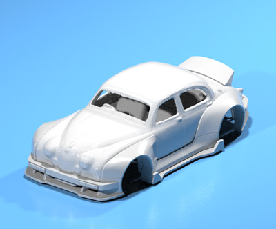 Street Legend Wide Body Kit for Hot Wheels Jaguar MK1 - Resin - 3D Printed