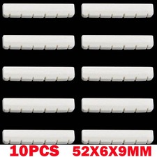 10Pcs BONE Nut 2 1/16"x15/64"x3/8" 52x6x9mm For Classical Guitar Luthier US