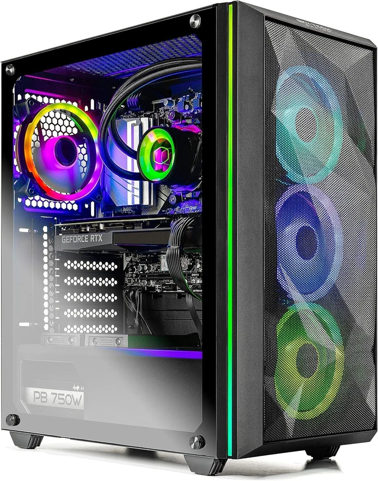 Custom Build ARGB Gaming Desktop Computer i7 PC 64GB RAM 1TB SSD NVIDIA GTX W11 - Image 2 of 4